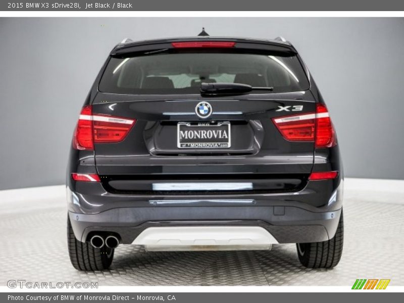 Jet Black / Black 2015 BMW X3 sDrive28i