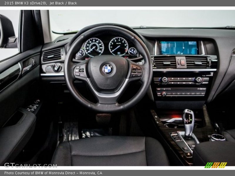 Jet Black / Black 2015 BMW X3 sDrive28i