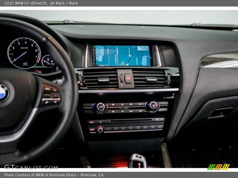Jet Black / Black 2015 BMW X3 sDrive28i