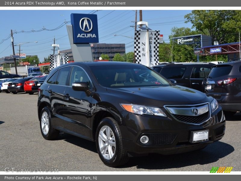 Kona Coffee Metallic / Parchment 2014 Acura RDX Technology AWD