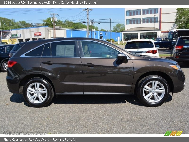 Kona Coffee Metallic / Parchment 2014 Acura RDX Technology AWD