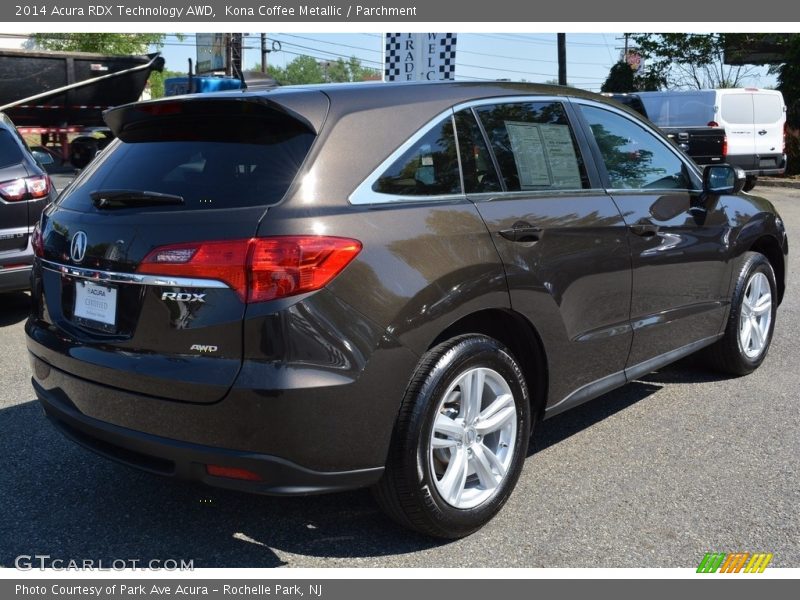 Kona Coffee Metallic / Parchment 2014 Acura RDX Technology AWD