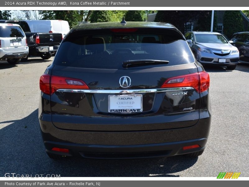 Kona Coffee Metallic / Parchment 2014 Acura RDX Technology AWD