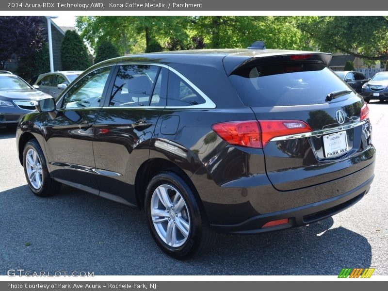 Kona Coffee Metallic / Parchment 2014 Acura RDX Technology AWD