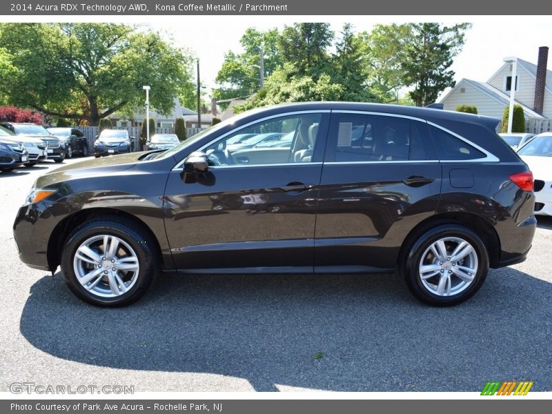 Kona Coffee Metallic / Parchment 2014 Acura RDX Technology AWD