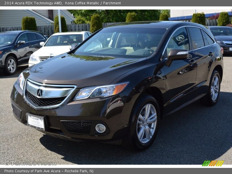 Kona Coffee Metallic / Parchment 2014 Acura RDX Technology AWD