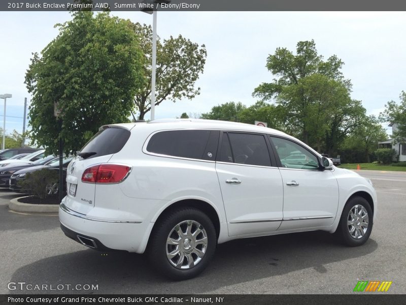 Summit White / Ebony/Ebony 2017 Buick Enclave Premium AWD