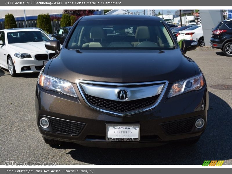 Kona Coffee Metallic / Parchment 2014 Acura RDX Technology AWD