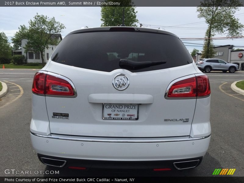 Summit White / Ebony/Ebony 2017 Buick Enclave Premium AWD