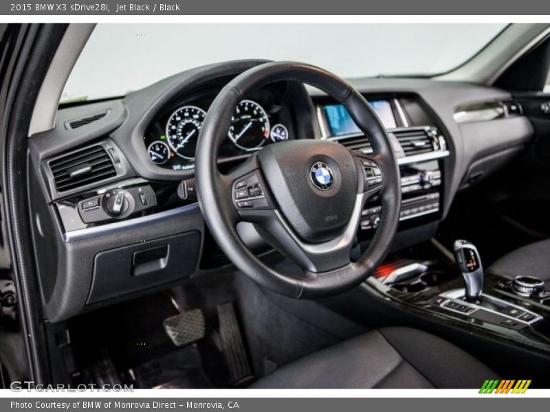 Jet Black / Black 2015 BMW X3 sDrive28i