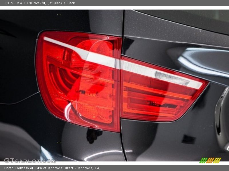 Jet Black / Black 2015 BMW X3 sDrive28i