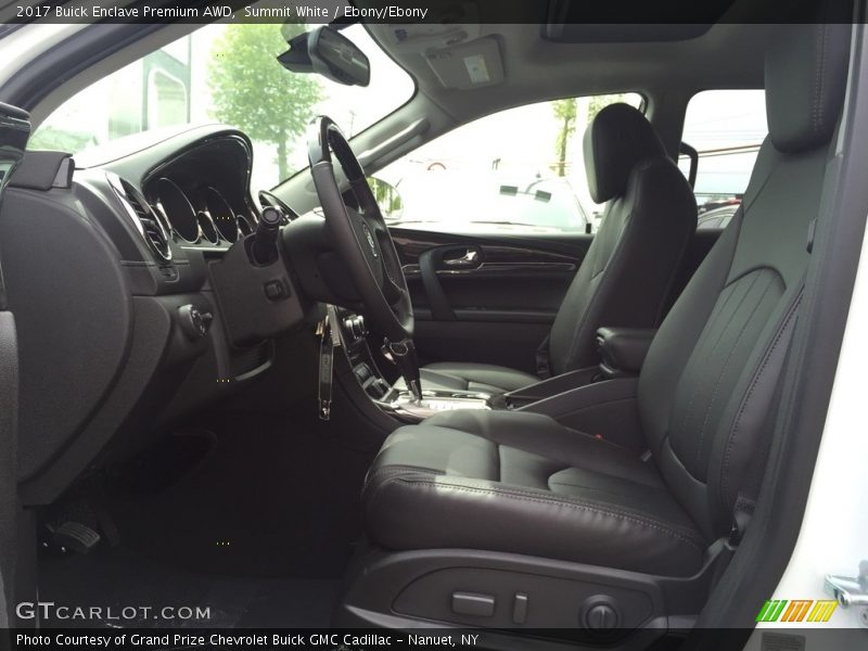 Summit White / Ebony/Ebony 2017 Buick Enclave Premium AWD