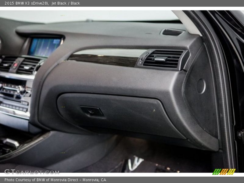 Jet Black / Black 2015 BMW X3 sDrive28i