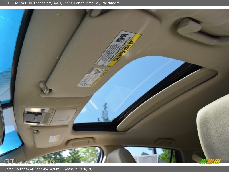 Kona Coffee Metallic / Parchment 2014 Acura RDX Technology AWD