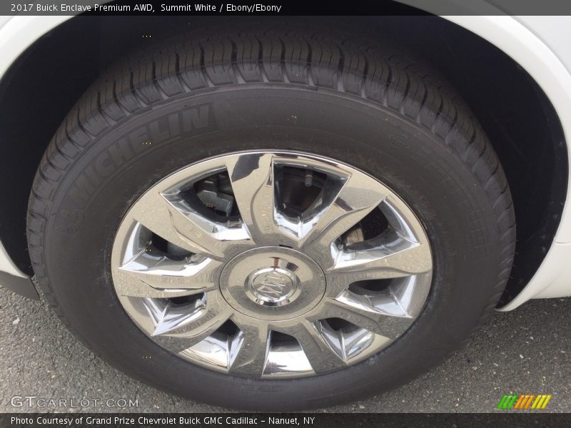 Summit White / Ebony/Ebony 2017 Buick Enclave Premium AWD