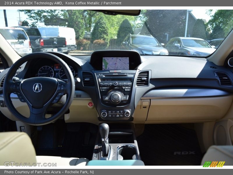 Kona Coffee Metallic / Parchment 2014 Acura RDX Technology AWD
