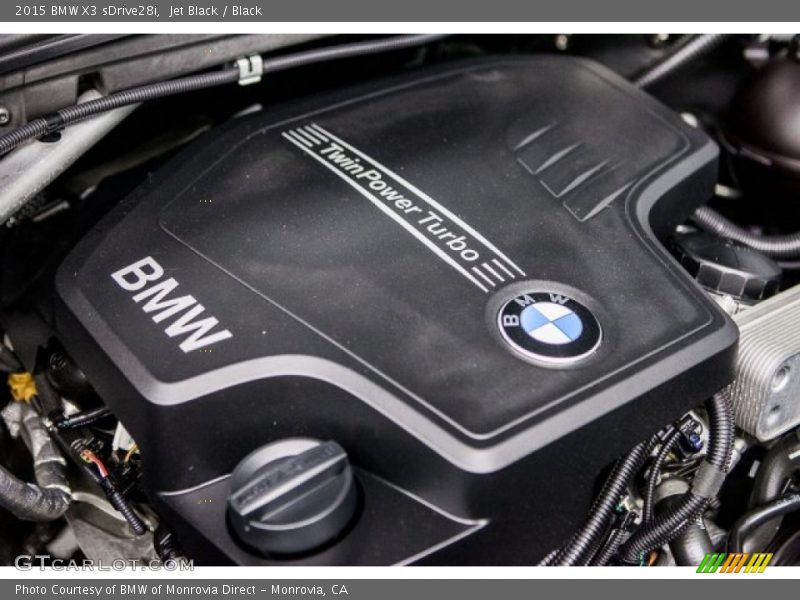 Jet Black / Black 2015 BMW X3 sDrive28i