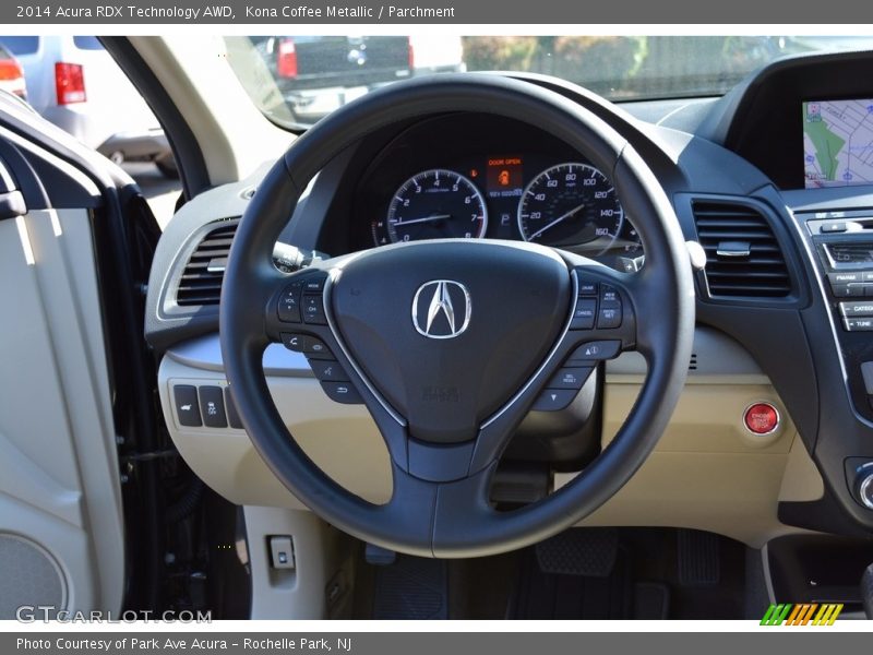 Kona Coffee Metallic / Parchment 2014 Acura RDX Technology AWD