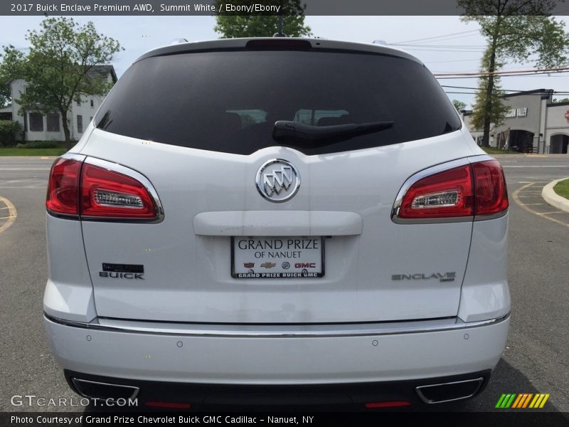 Summit White / Ebony/Ebony 2017 Buick Enclave Premium AWD