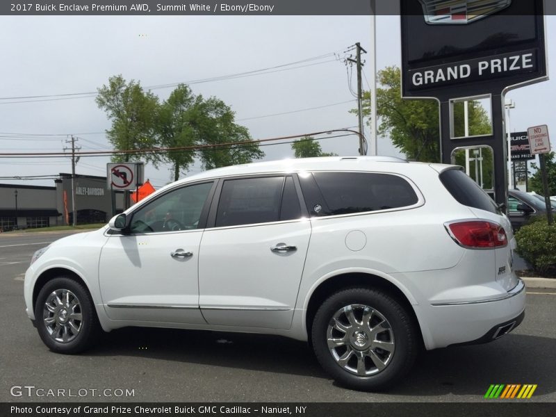 Summit White / Ebony/Ebony 2017 Buick Enclave Premium AWD