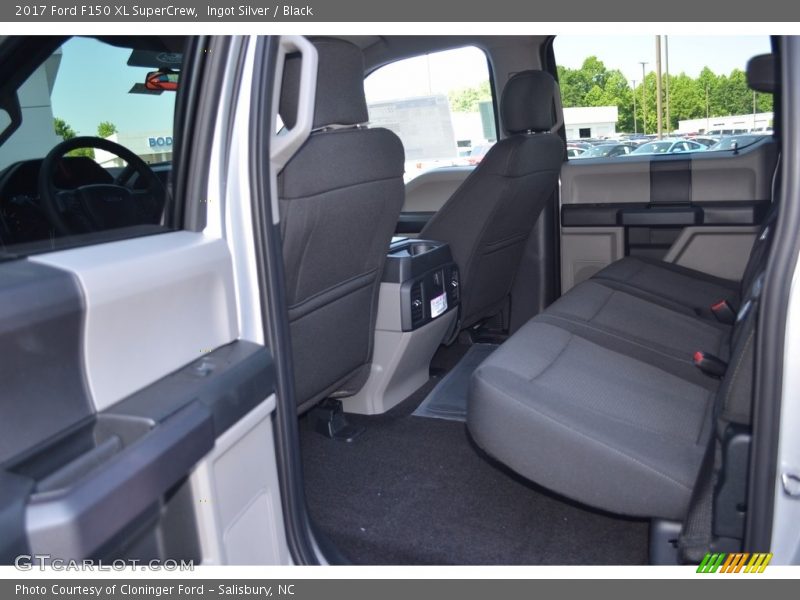 Ingot Silver / Black 2017 Ford F150 XL SuperCrew