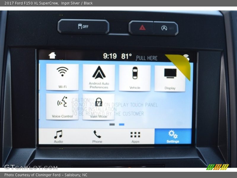 Ingot Silver / Black 2017 Ford F150 XL SuperCrew