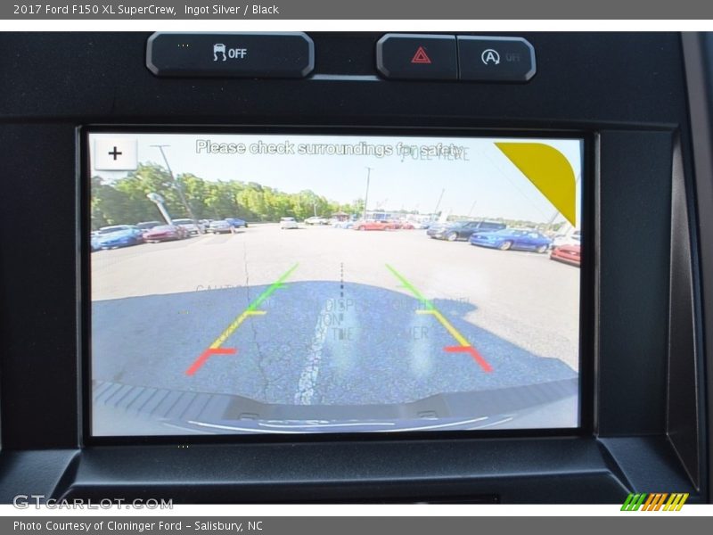 Ingot Silver / Black 2017 Ford F150 XL SuperCrew