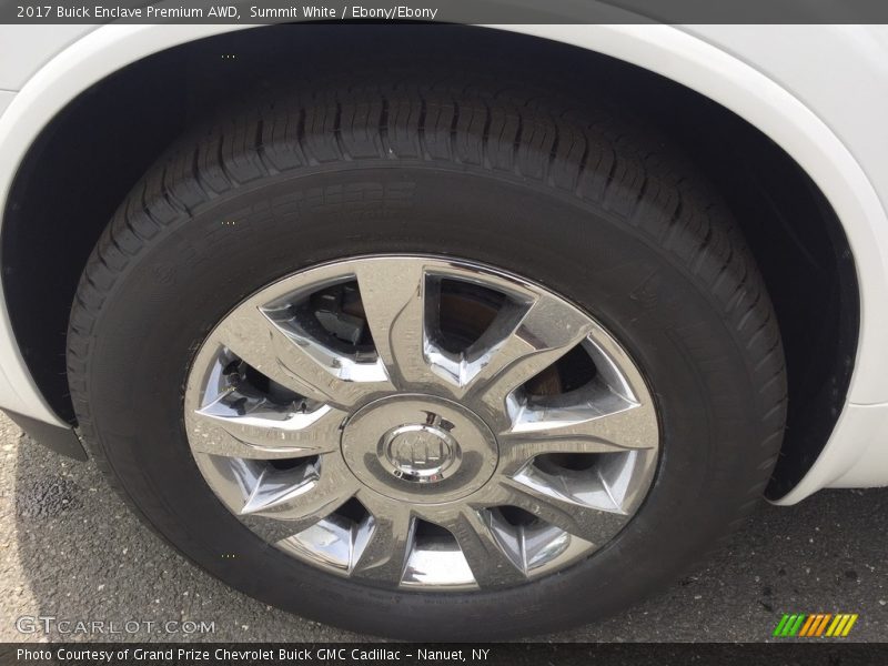 Summit White / Ebony/Ebony 2017 Buick Enclave Premium AWD