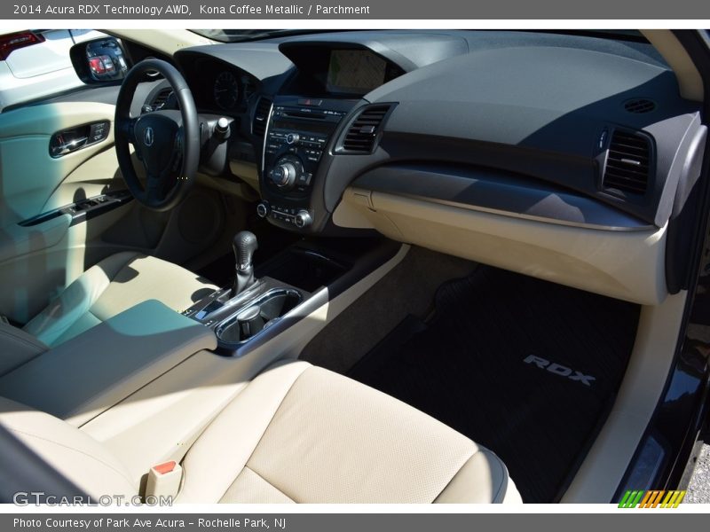 Kona Coffee Metallic / Parchment 2014 Acura RDX Technology AWD