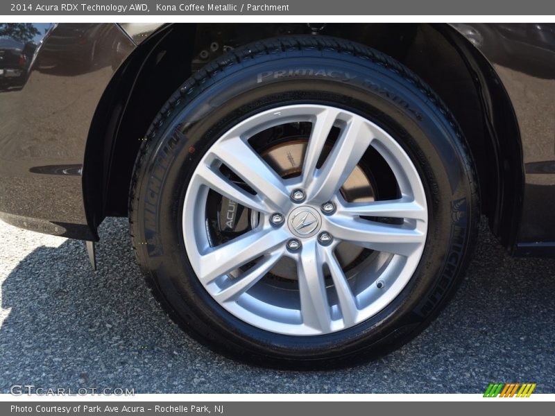 Kona Coffee Metallic / Parchment 2014 Acura RDX Technology AWD