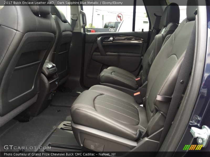 Dark Sapphire Blue Metallic / Ebony/Ebony 2017 Buick Enclave Leather AWD