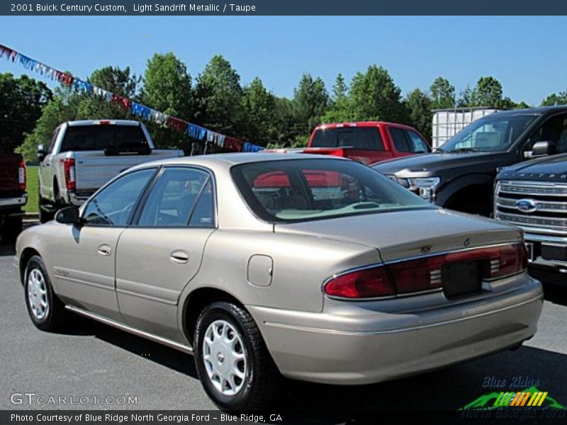 Light Sandrift Metallic / Taupe 2001 Buick Century Custom