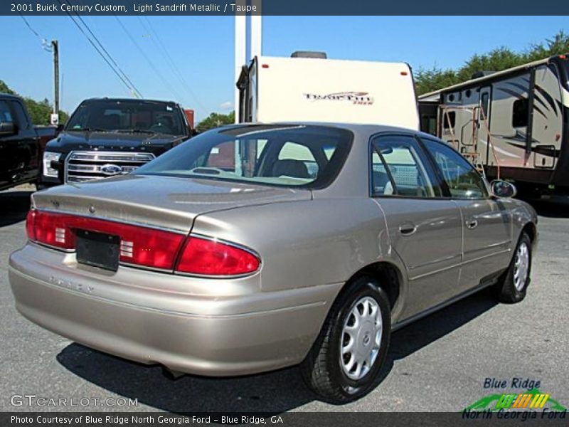 Light Sandrift Metallic / Taupe 2001 Buick Century Custom