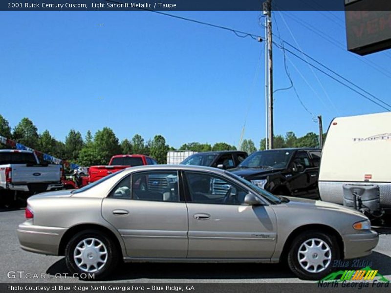 Light Sandrift Metallic / Taupe 2001 Buick Century Custom