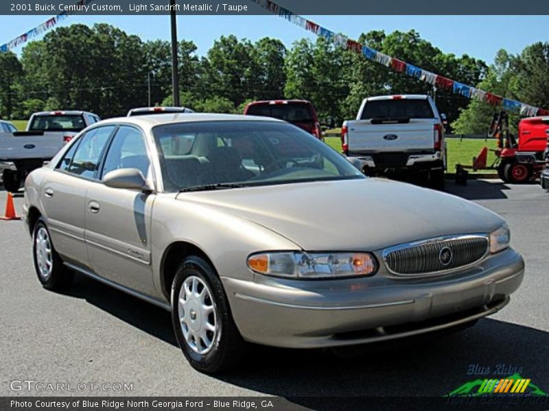 Light Sandrift Metallic / Taupe 2001 Buick Century Custom