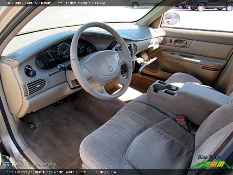 Light Sandrift Metallic / Taupe 2001 Buick Century Custom