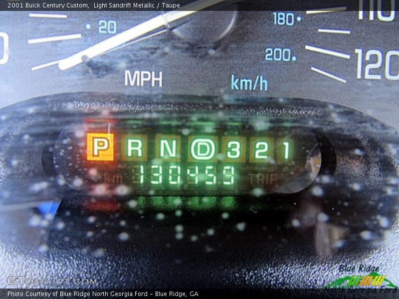Light Sandrift Metallic / Taupe 2001 Buick Century Custom