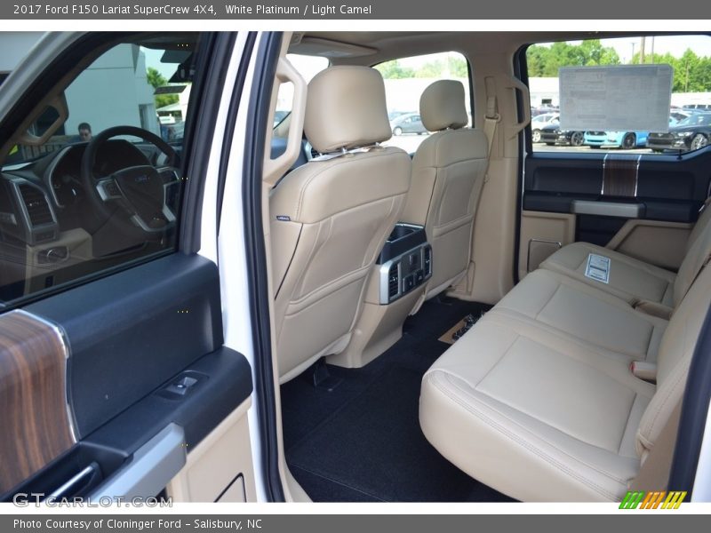 White Platinum / Light Camel 2017 Ford F150 Lariat SuperCrew 4X4