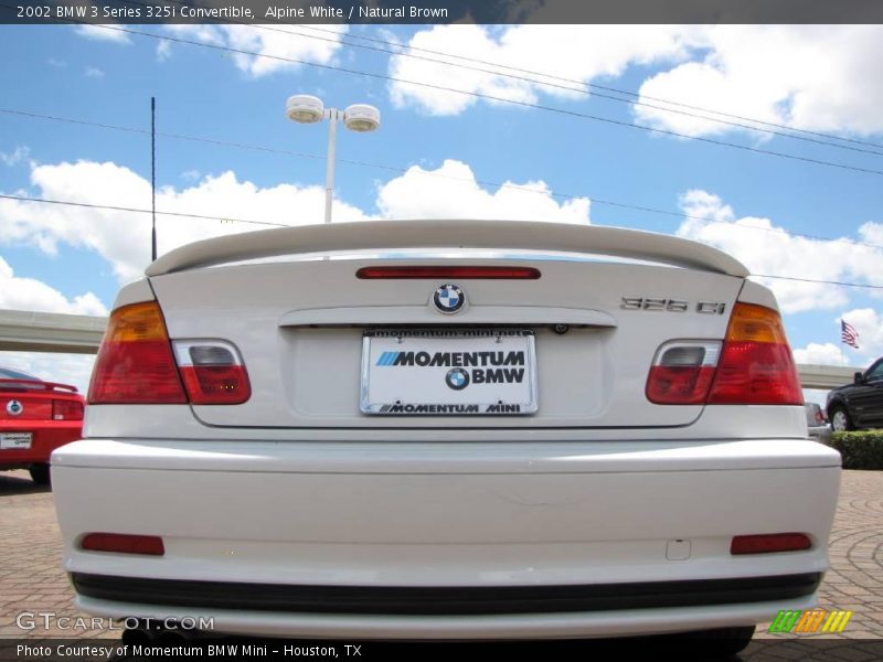 Alpine White / Natural Brown 2002 BMW 3 Series 325i Convertible