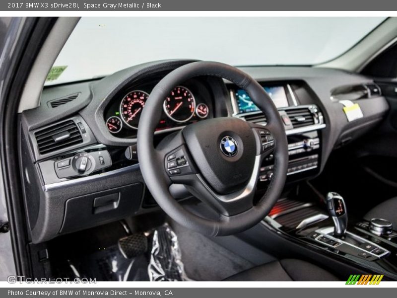 Space Gray Metallic / Black 2017 BMW X3 sDrive28i