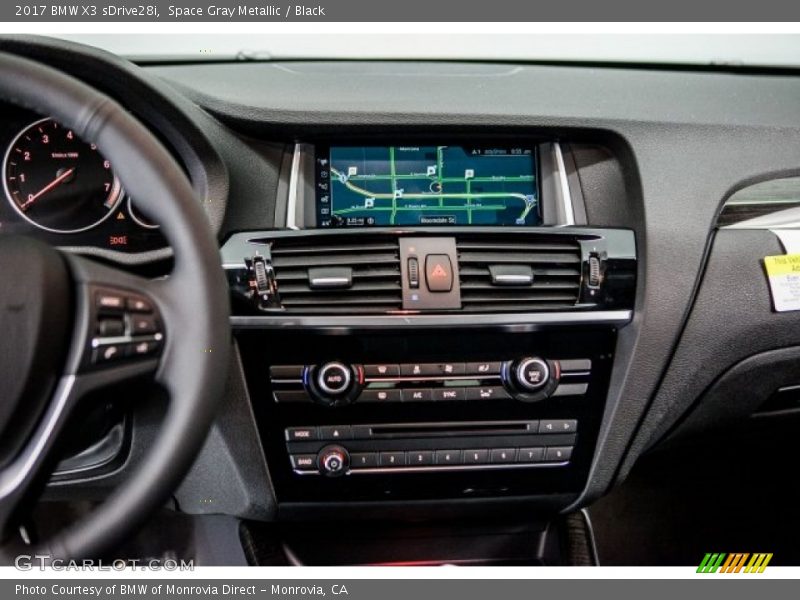 Space Gray Metallic / Black 2017 BMW X3 sDrive28i