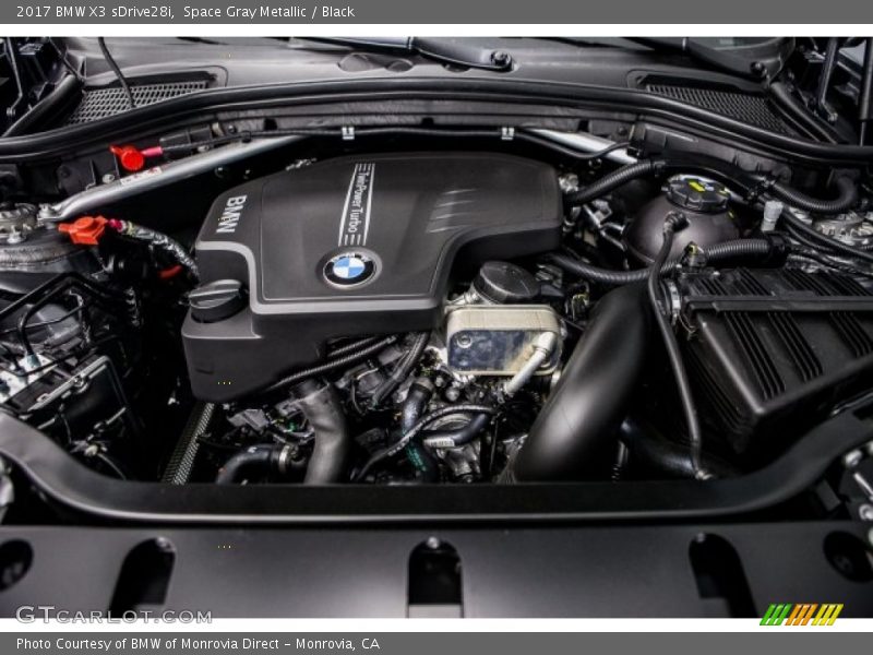 Space Gray Metallic / Black 2017 BMW X3 sDrive28i