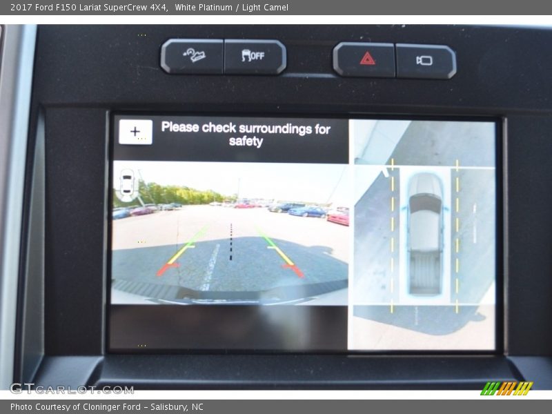 White Platinum / Light Camel 2017 Ford F150 Lariat SuperCrew 4X4
