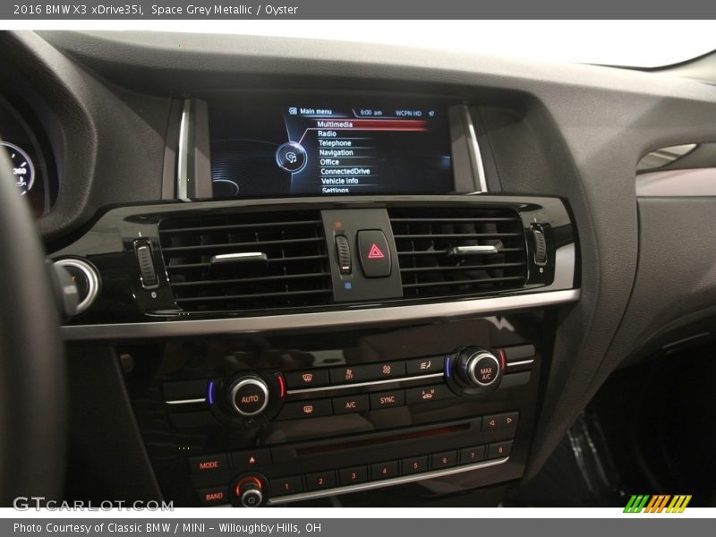 Space Grey Metallic / Oyster 2016 BMW X3 xDrive35i