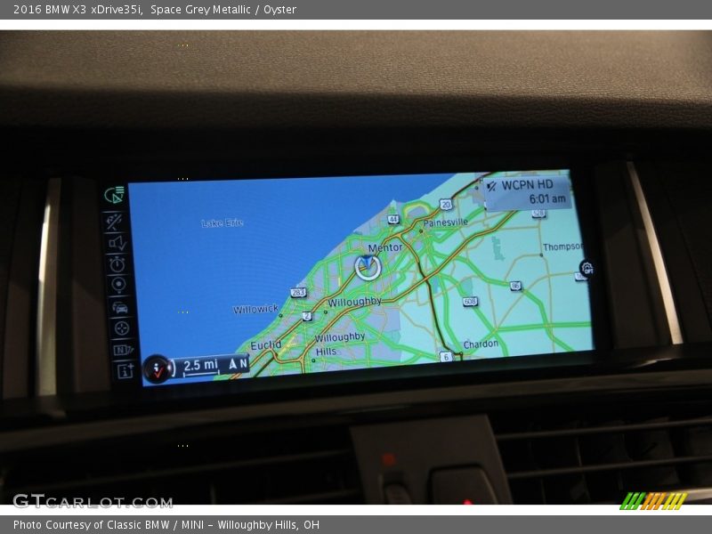 Space Grey Metallic / Oyster 2016 BMW X3 xDrive35i