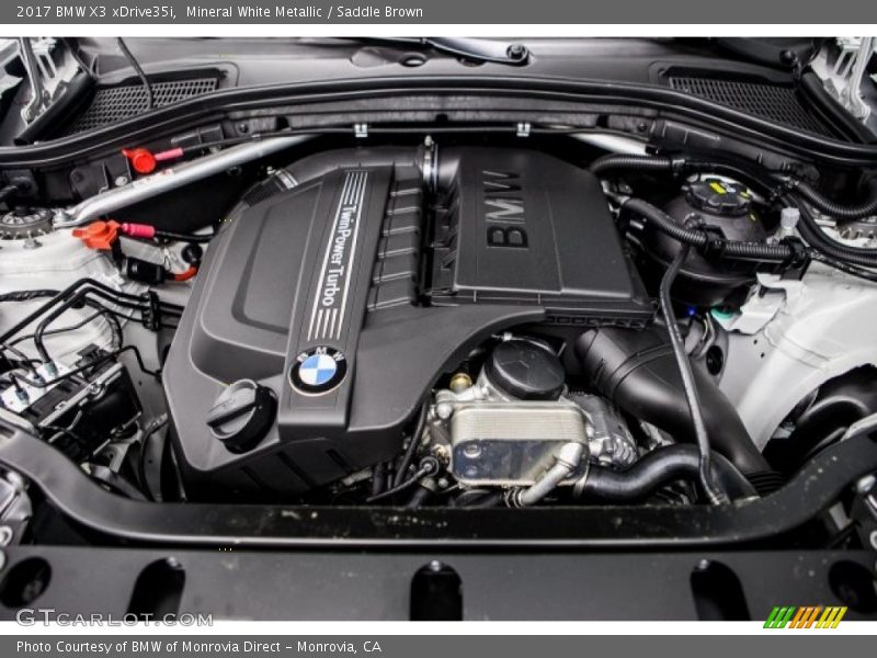  2017 X3 xDrive35i Engine - 3.0 Liter TwinPower Turbocharged DI DOHC 24-Valve VVT Inline 6 Cylinder