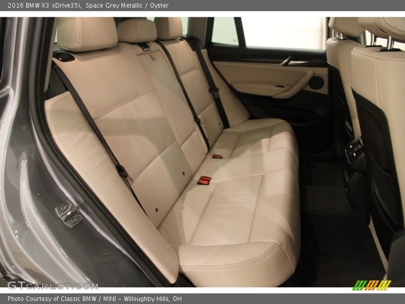 Space Grey Metallic / Oyster 2016 BMW X3 xDrive35i