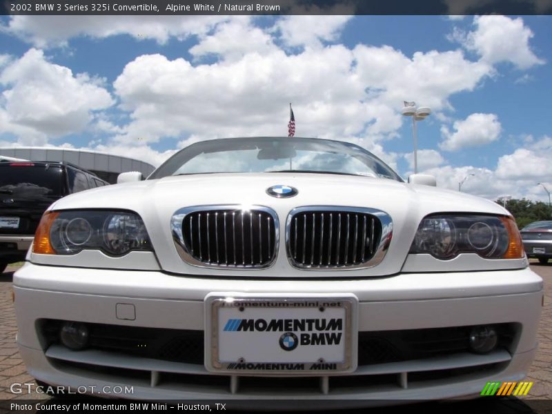 Alpine White / Natural Brown 2002 BMW 3 Series 325i Convertible