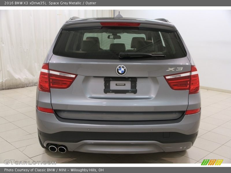 Space Grey Metallic / Oyster 2016 BMW X3 xDrive35i