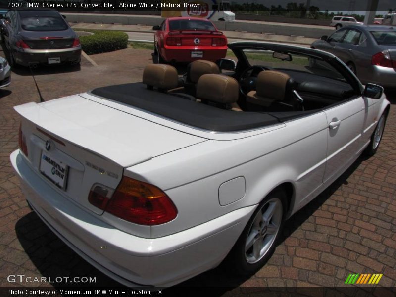 Alpine White / Natural Brown 2002 BMW 3 Series 325i Convertible